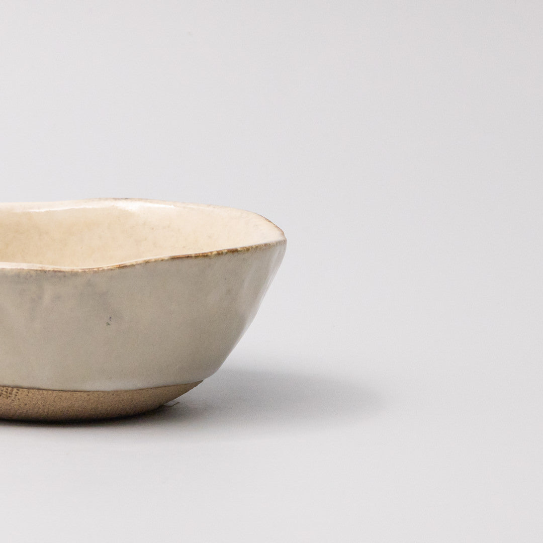 Lopsided Bowl 11cm Fawn Glaze - Image 3
