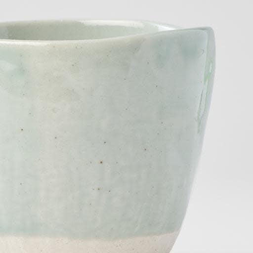 Lopsided Mug 200ml Tomei Blue Glaze - Image 2