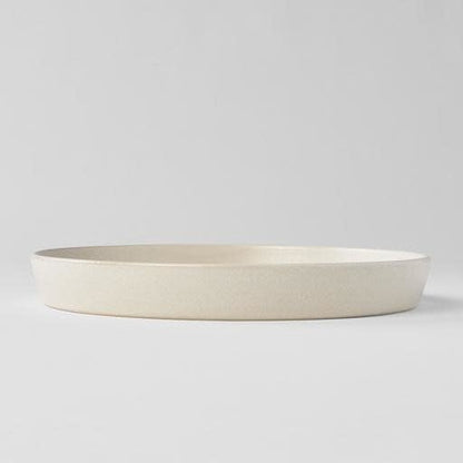 Plate High Rim 25cm Craft White Glaze - Image 4