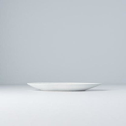Plate Oval 21.5cm Snow Leaf Glaze - Image 3