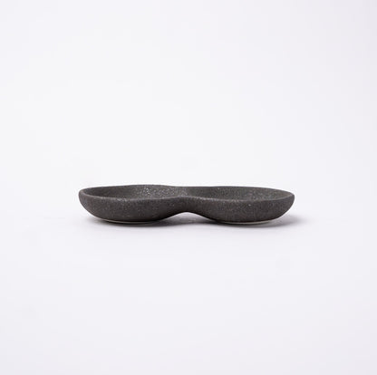 Double Sauce Dish 15.5cm Stone Slab Design - Image 3
