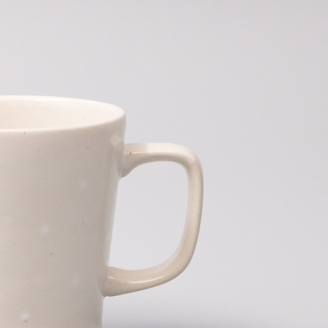 Mug 8.5cm White Dot Glaze - Image 2