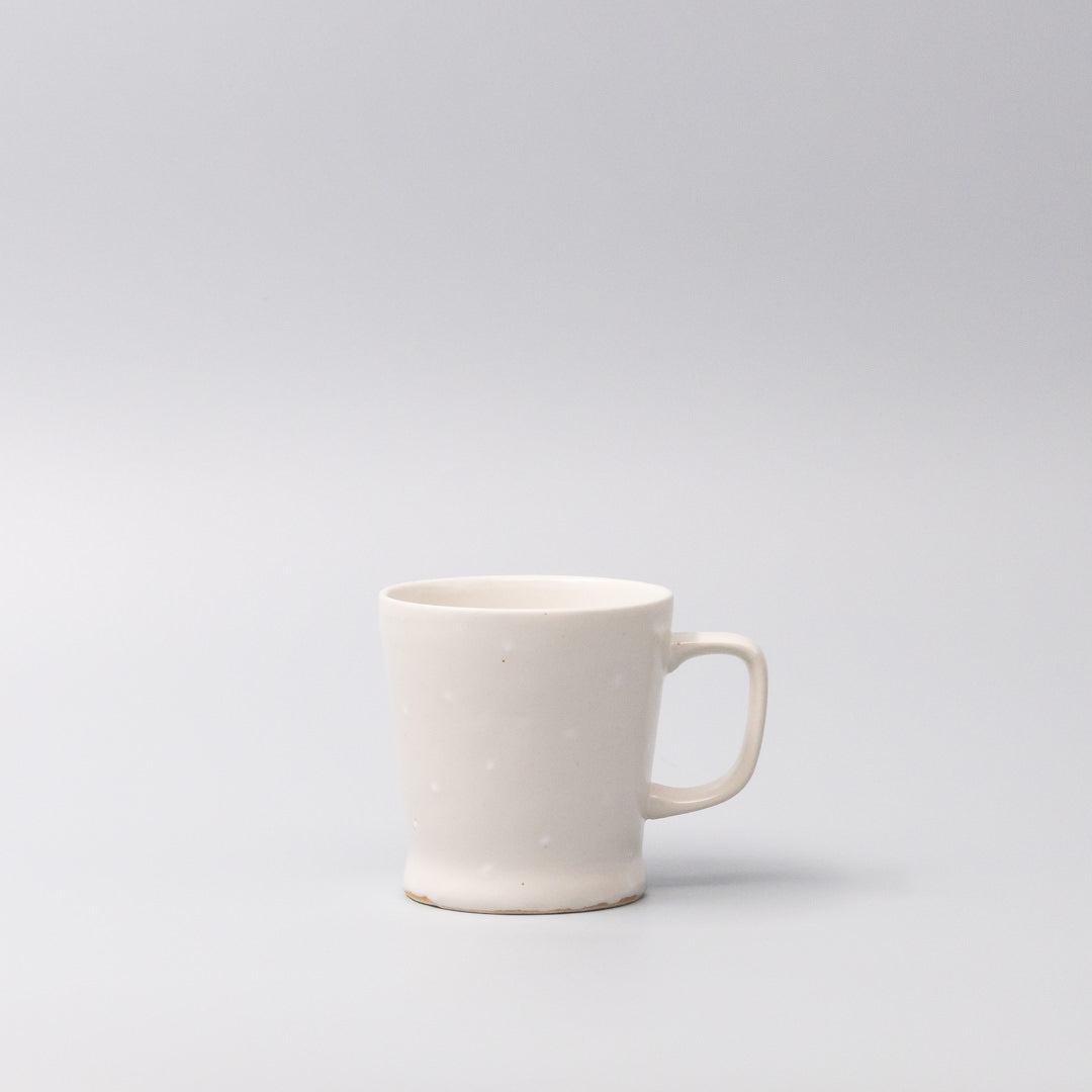 Mug 8.5cm White Dot Glaze - Image 4