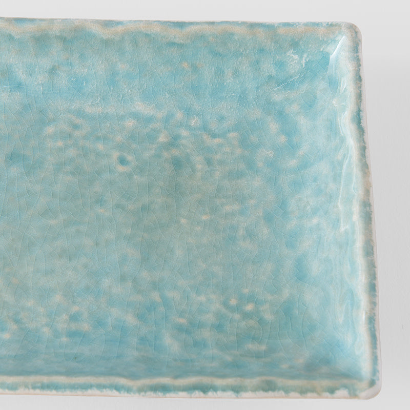 Platter 50cm Crazed Blue Glaze - Image 3