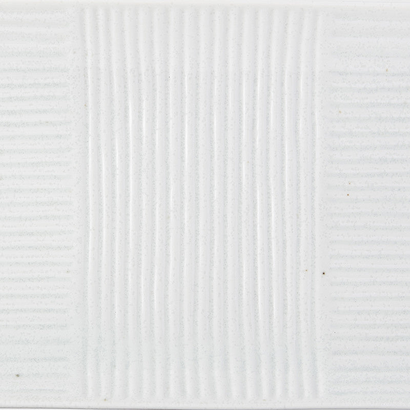 Sushi Plate 21cm Line White Design - Image 2