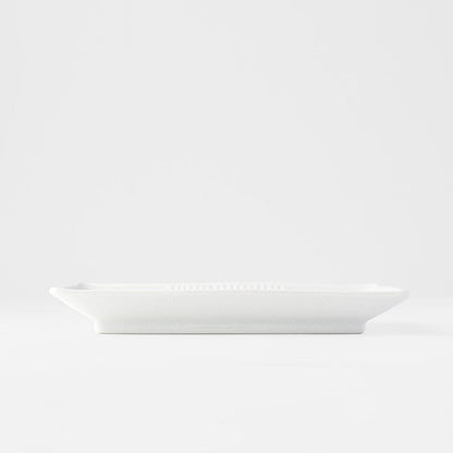 Sushi Plate 21cm Line White Design - Image 4