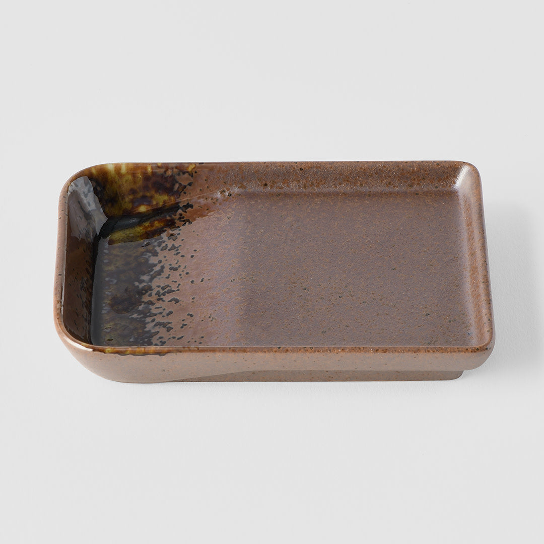 Sauce Dish 13cm Shigaraki Brown Glaze - Image 3