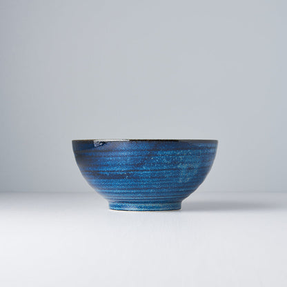Udon Bowl 19cm Kanso Indigo Blue Glaze - Image 2