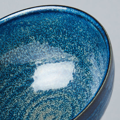Udon Bowl 19cm Kanso Indigo Blue Glaze - Image 3