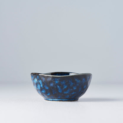 Sauce Dish Organic Shape 8.5cm Kanso Indigo Blue Glaze - Image 3