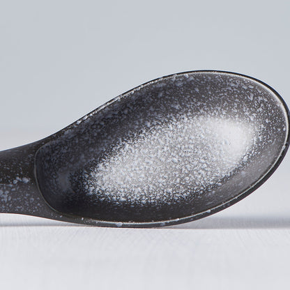 Spoon Small 15cm Kanso Matt Black Glaze - Image 2