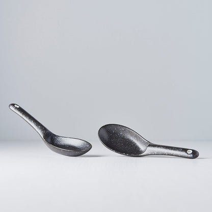 Spoon Small 15cm Kanso Matt Black Glaze - Image 4