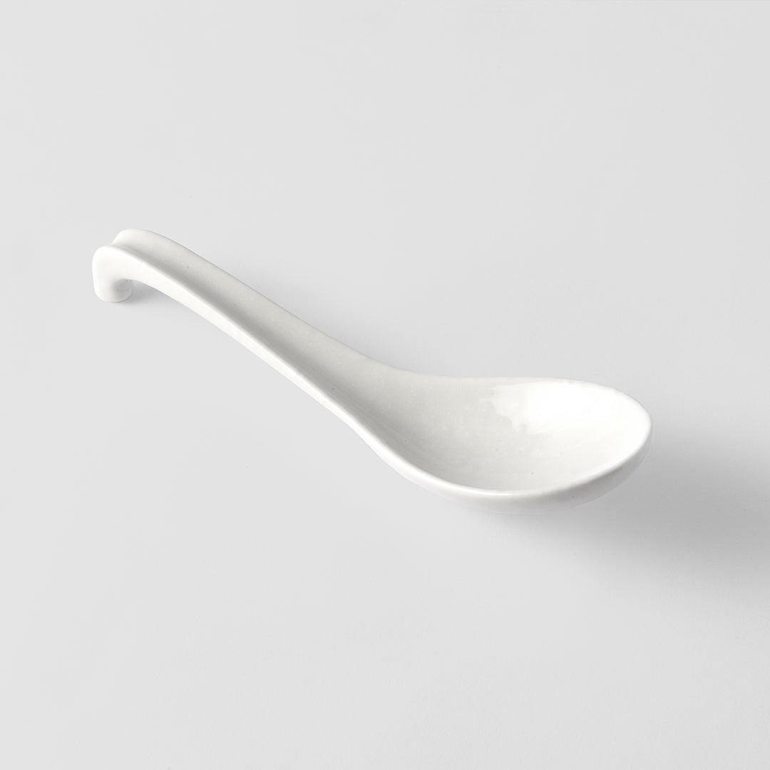 Spoon 17.5cm Kanso Soft White Glaze - Image 4