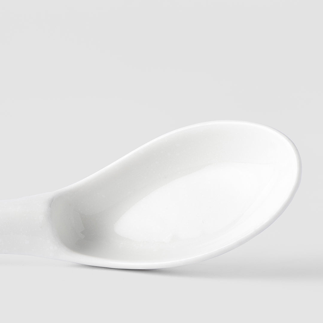 Spoon Small 15cm Kanso Soft White Glaze - Image 3