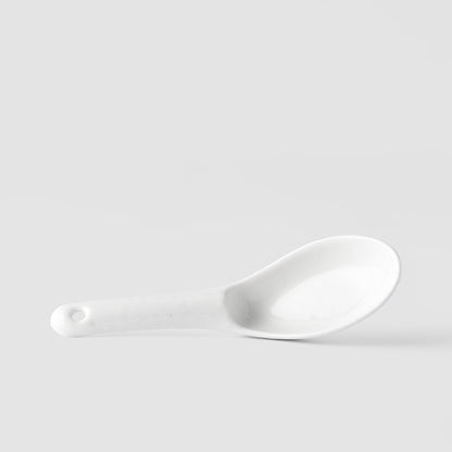 Spoon Small 15cm Kanso Soft White Glaze - Image 4