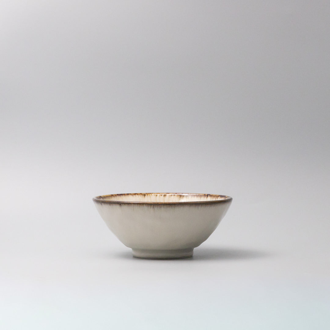 Udon Bowl 19cm Ivory Pearl Glaze - Image 3