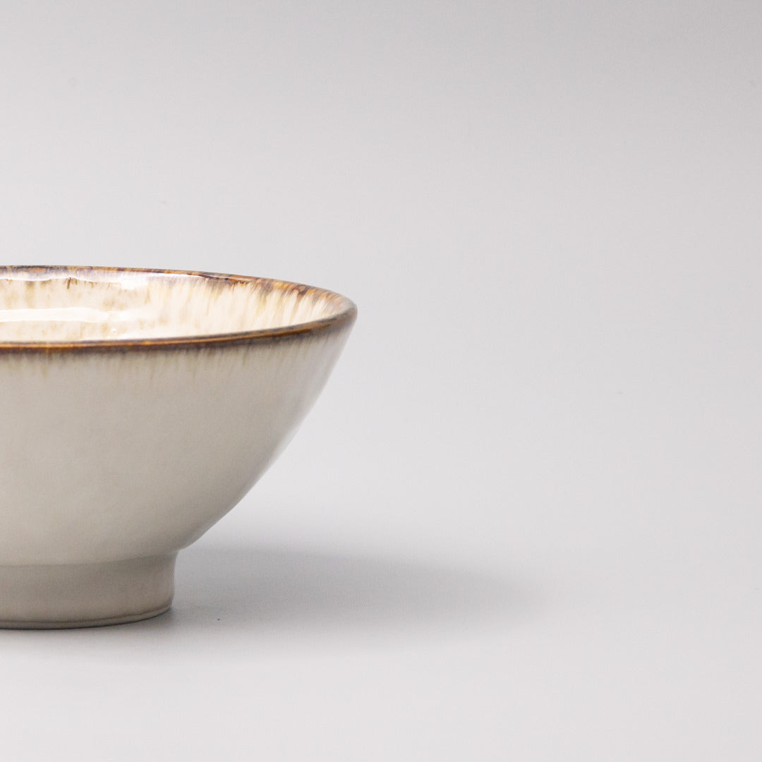 Bowl 15.5cm Ivory Pearl Glaze - Image 3