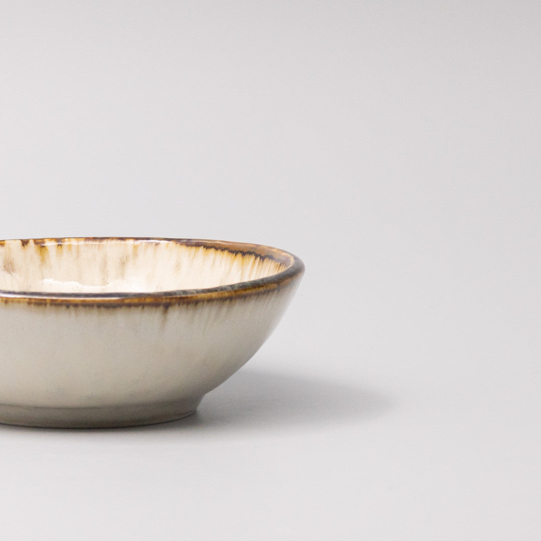 Tapas Bowl 13cm Ivory Pearl Glaze - Image 2