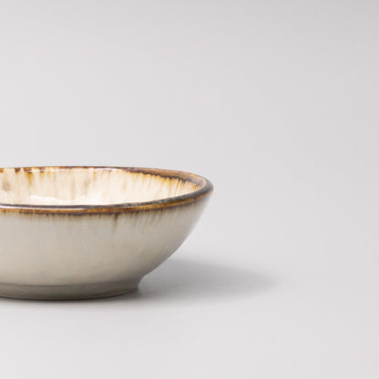 Tapas Bowl 13cm Ivory Pearl Glaze - Image 2