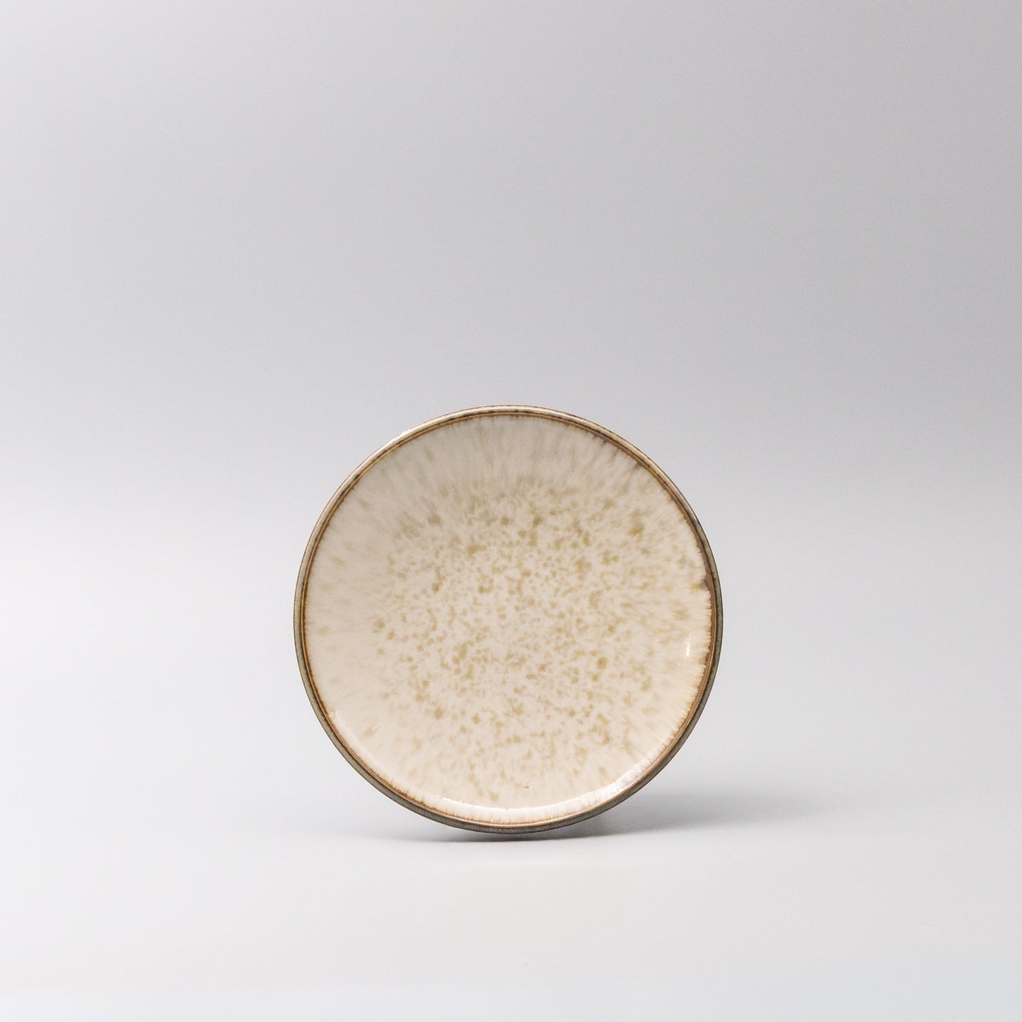Tapas Plate 17cm Ivory Pearl Glaze - Image 4