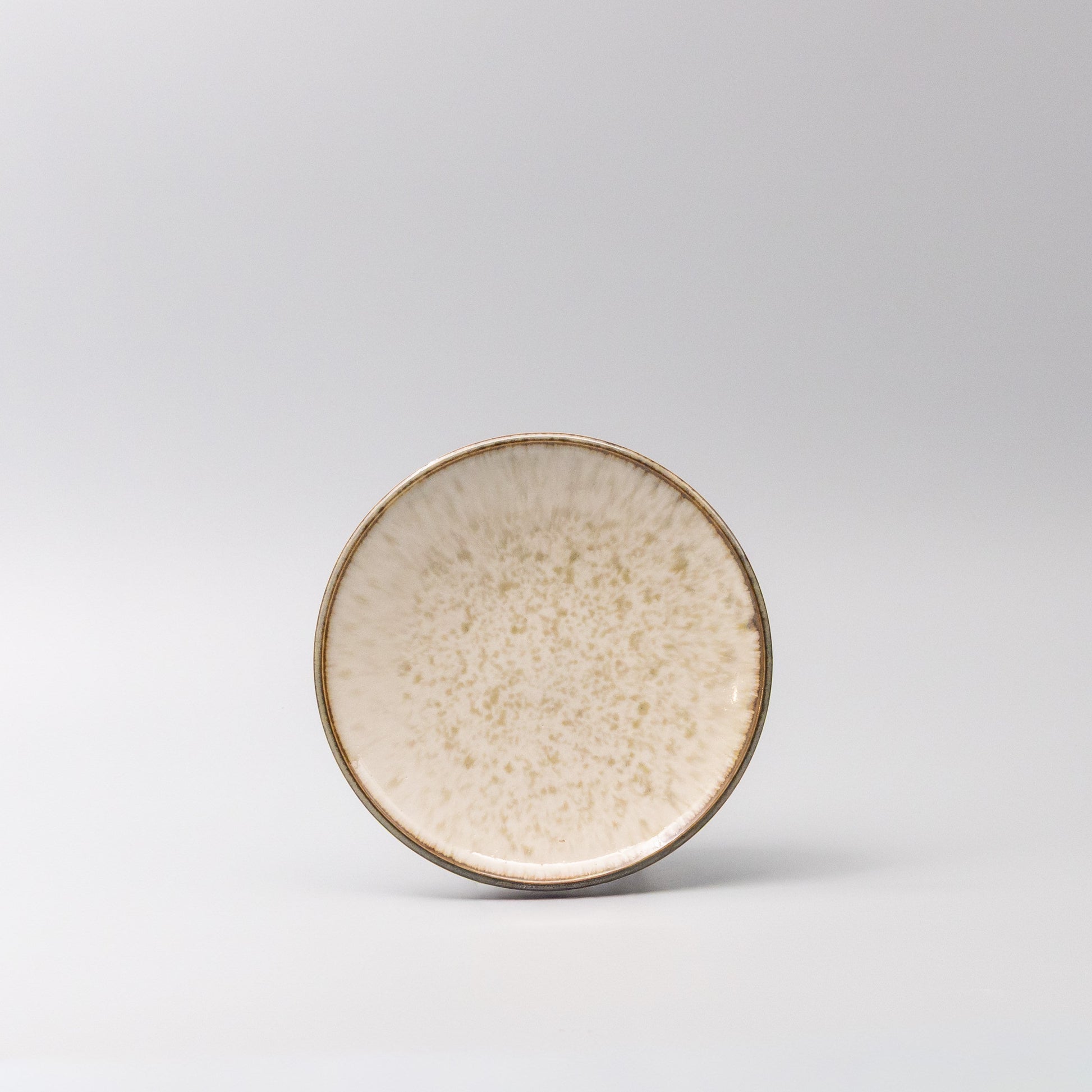 Tapas Plate 17cm Ivory Pearl Glaze - Image 4