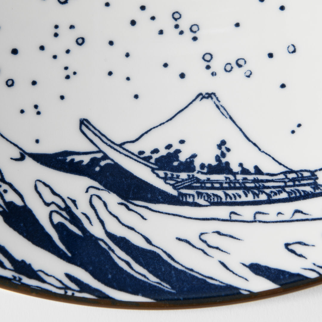 Ramen Bowl 24.5cm Hokusai Great Wave Design - Image 3