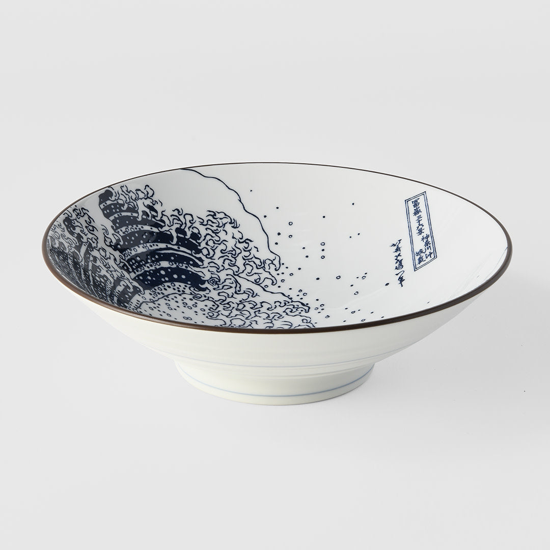 Ramen Bowl 24.5cm Hokusai Great Wave Design - Image 5