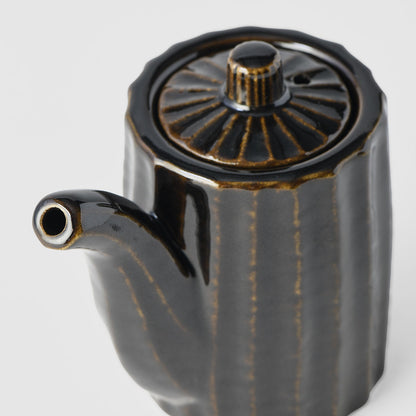 Soy Pot 125ml Tenmokku Glaze - Image 2