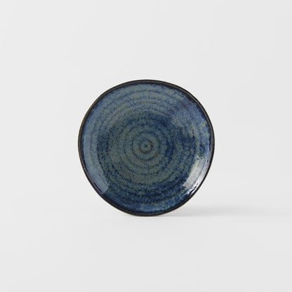 Saucer Organic Shape 13.5cm Kanso Indigo Blue Glaze - Image 3