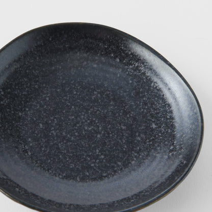 Saucer Organic Shape 13.5cm Kanso Matte Black Glaze - Image 2