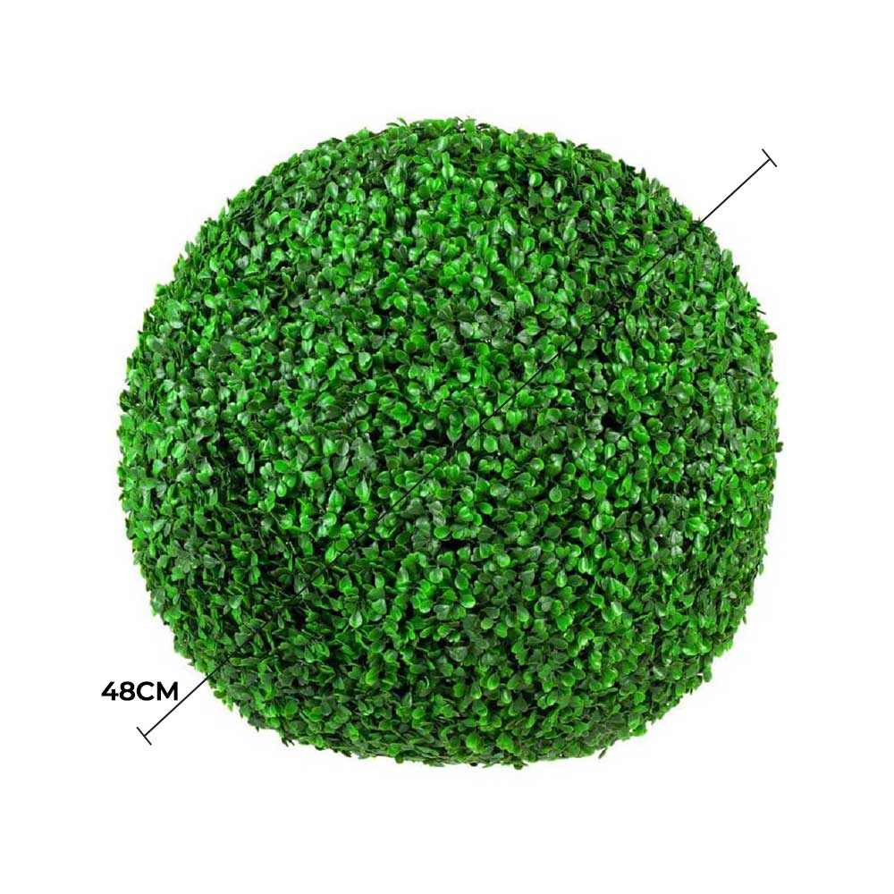 Large Boxwood Topiary Ball UV Resistant 44cm - Image 2