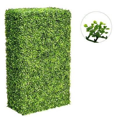 Large Portable Mixed Boxwood Hedge UV Resistant 100cm Long x 200cm High