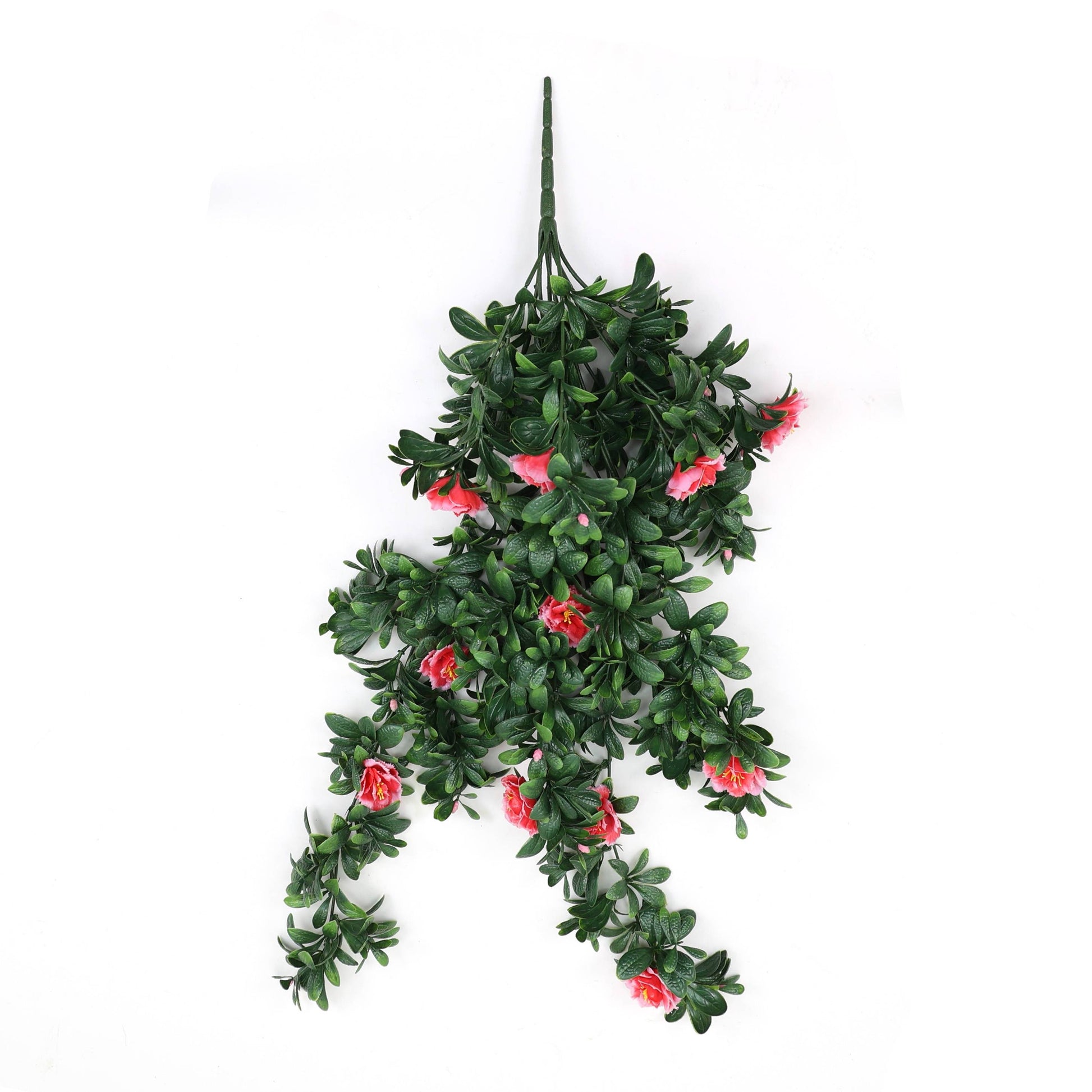 Hanging Pink Rose Stem UV Resistant 85cm - Image 2