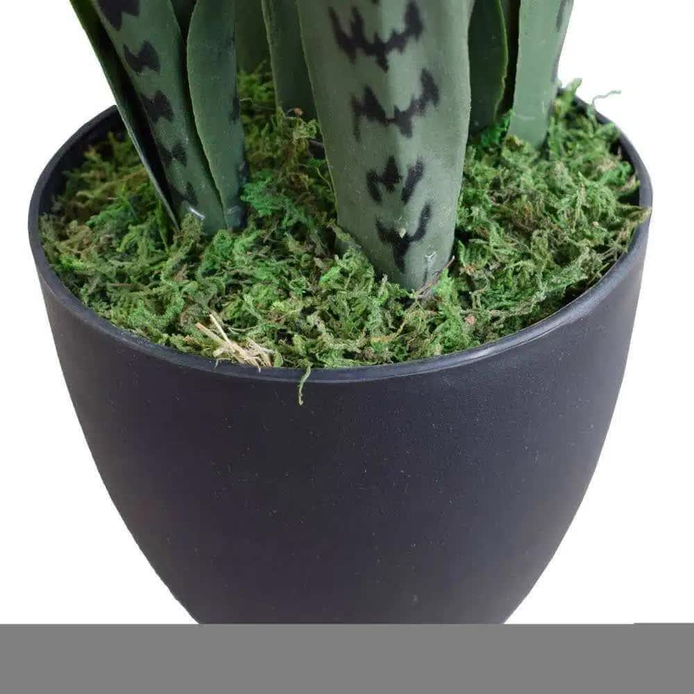 Artificial Snake Plant Sansevieria UV Resistant 60cm - Image 3