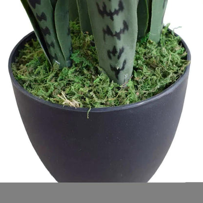 Artificial Snake Plant Sansevieria UV Resistant 60cm - Image 3
