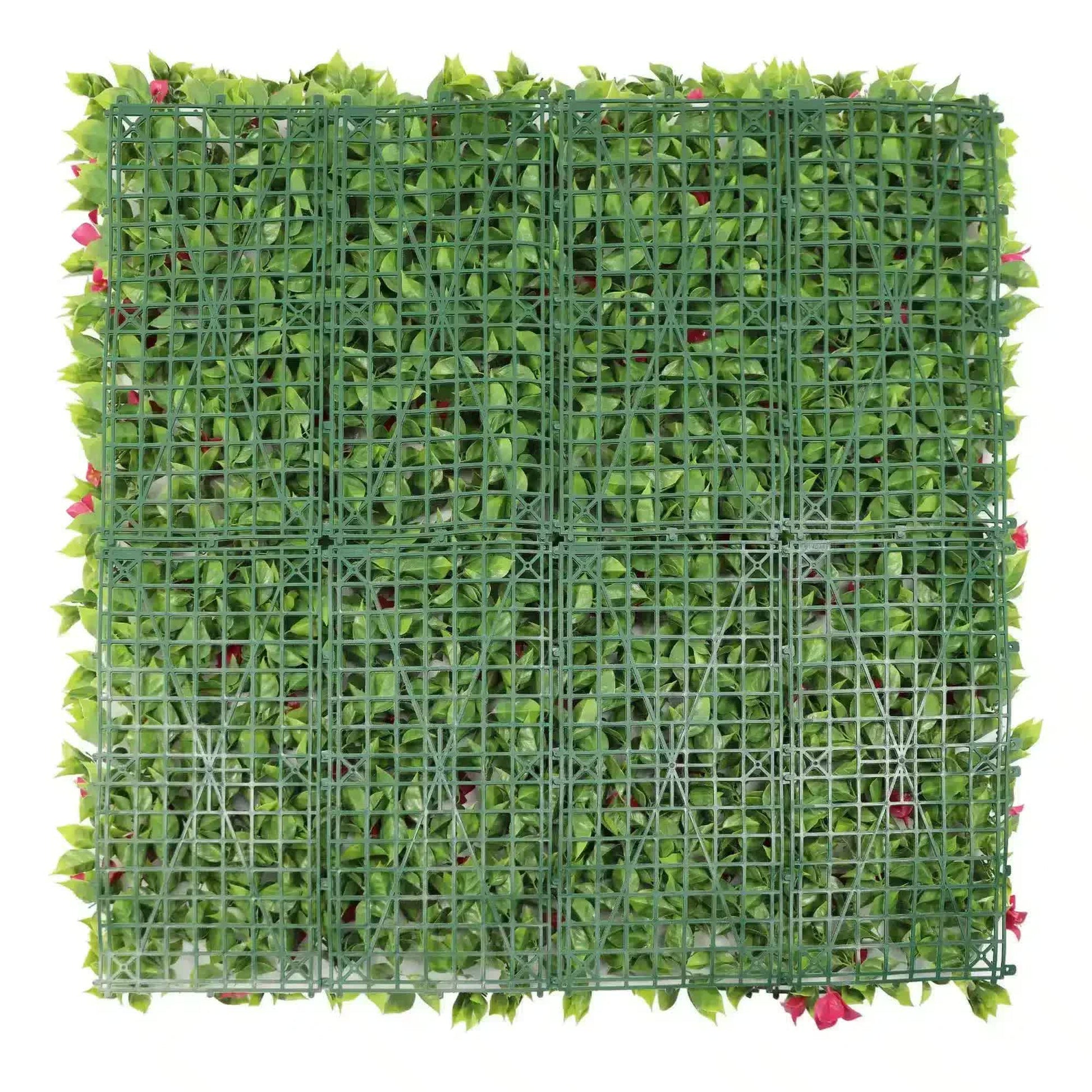 Luxury Flowering Pink Vertical Garden / Green Wall UV Resistant 1m X 1m - Image 5