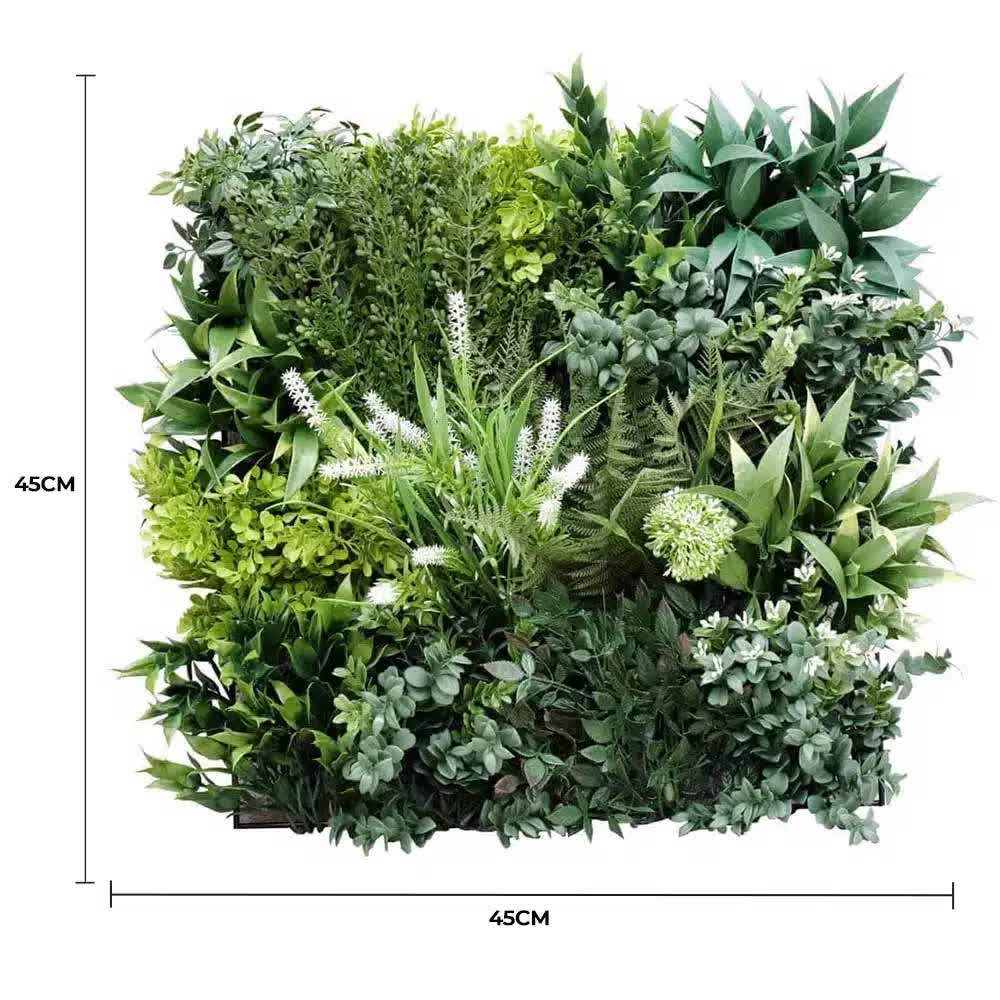 Flowering Bespoke Vertical Garden / Green Wall UV Resistant 45cm x 45cm Fire Retardant - Image 2