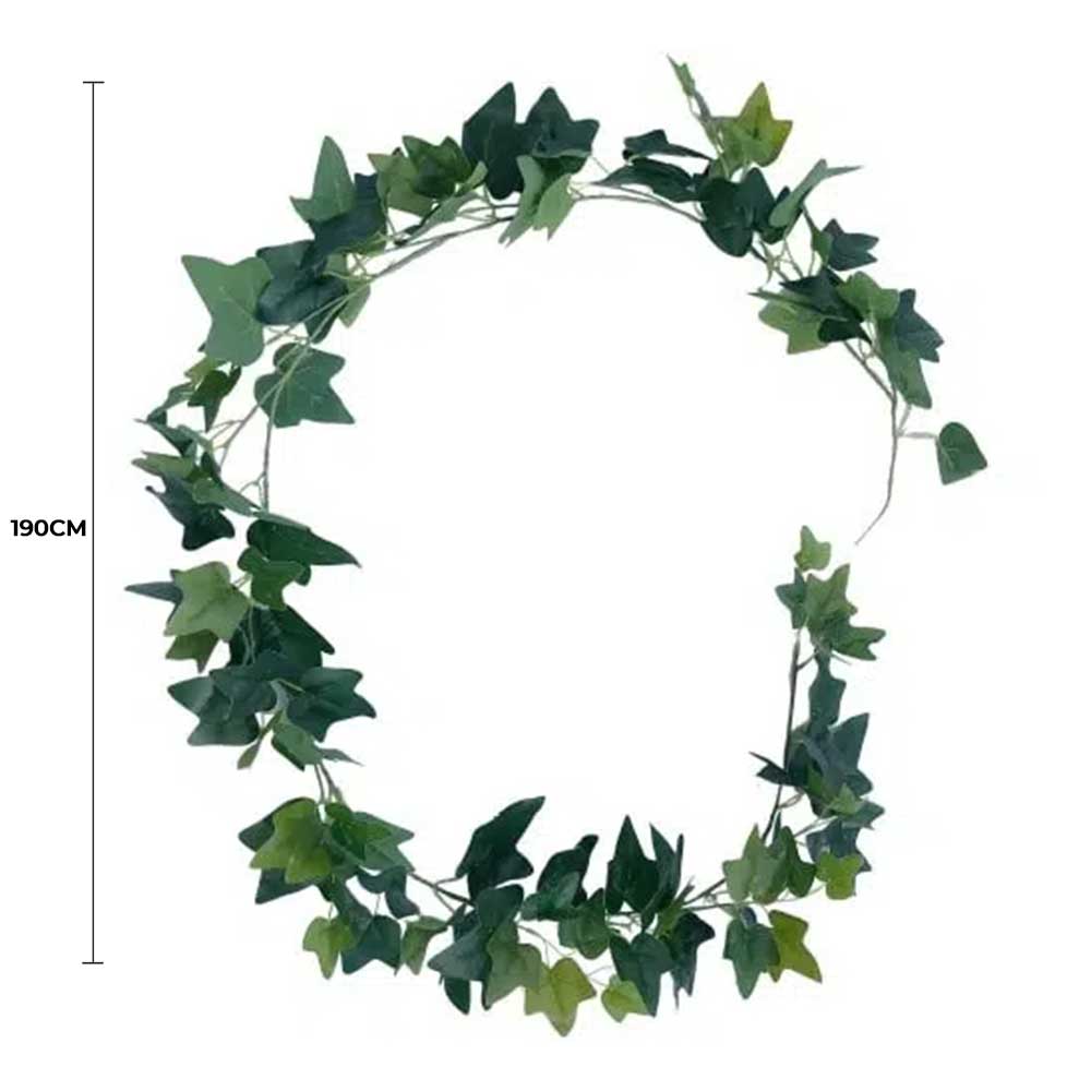 Long Two-Tone Ivy Garland 190cm - Image 2
