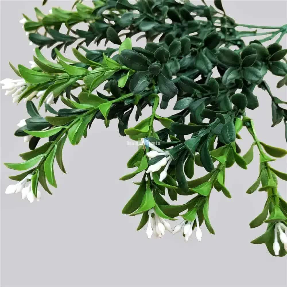 Artificial Flowering Boxwood Stem UV Resistant 30cm - Image 4