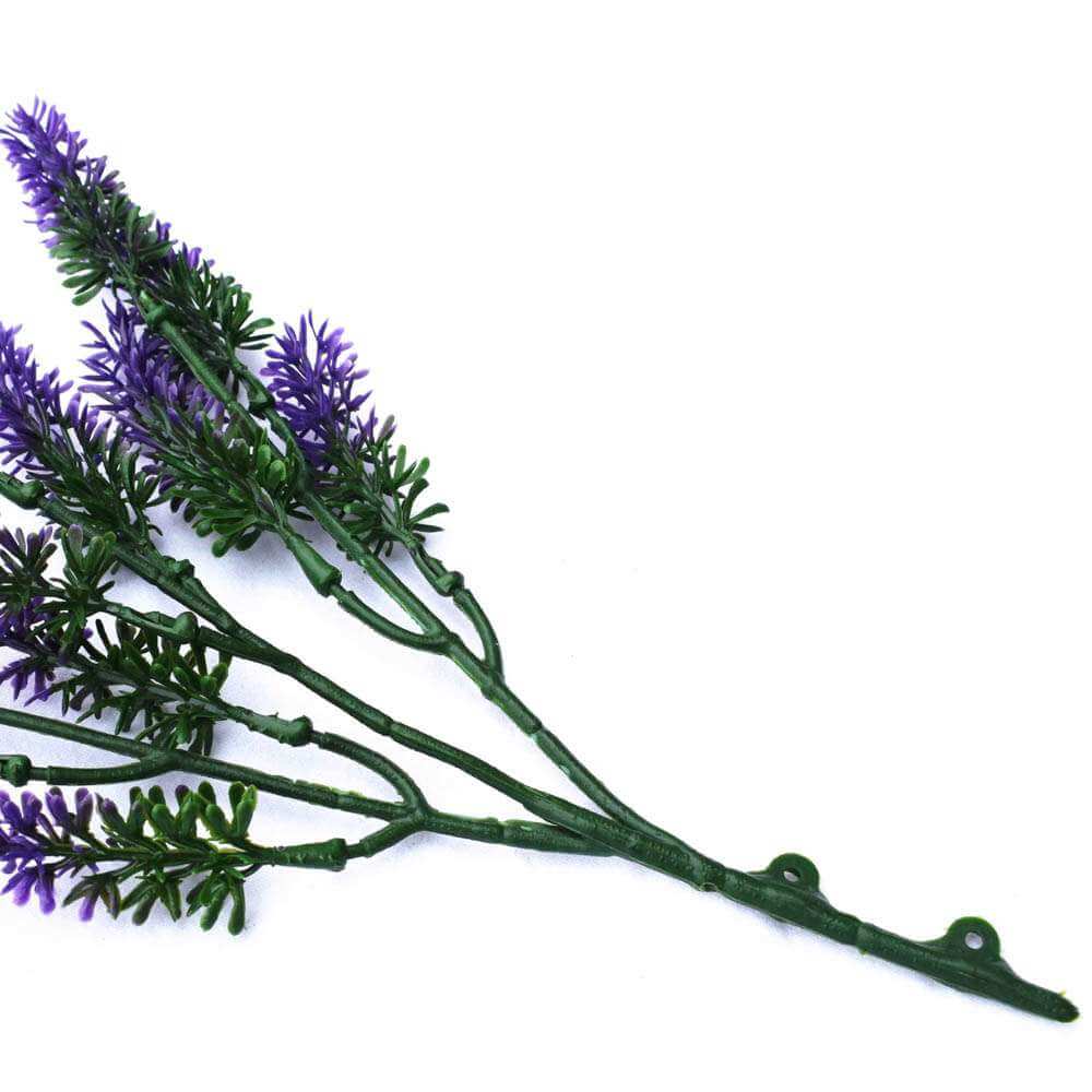 Small Artificial Lavender Stem / Wall Plant UV Resistant 26cm - Image 3