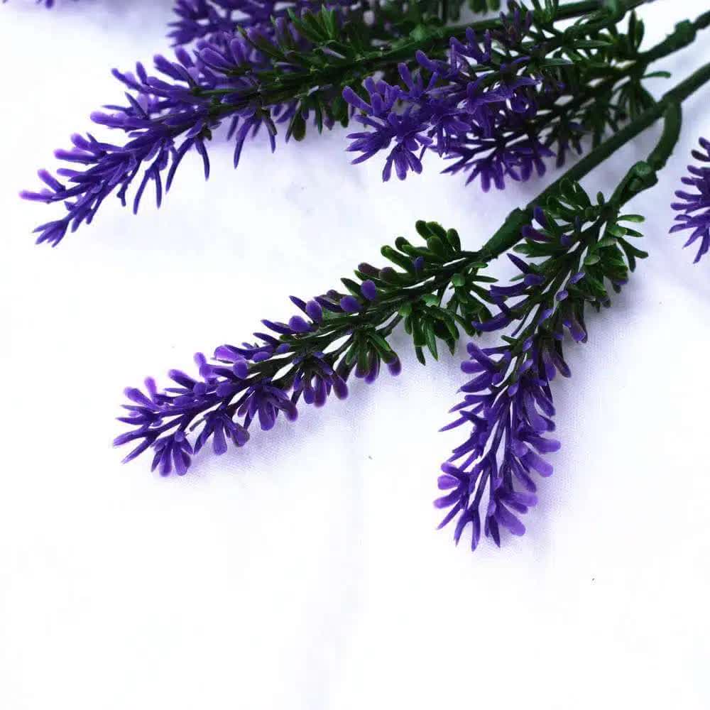 Small Artificial Lavender Stem / Wall Plant UV Resistant 26cm - Image 4