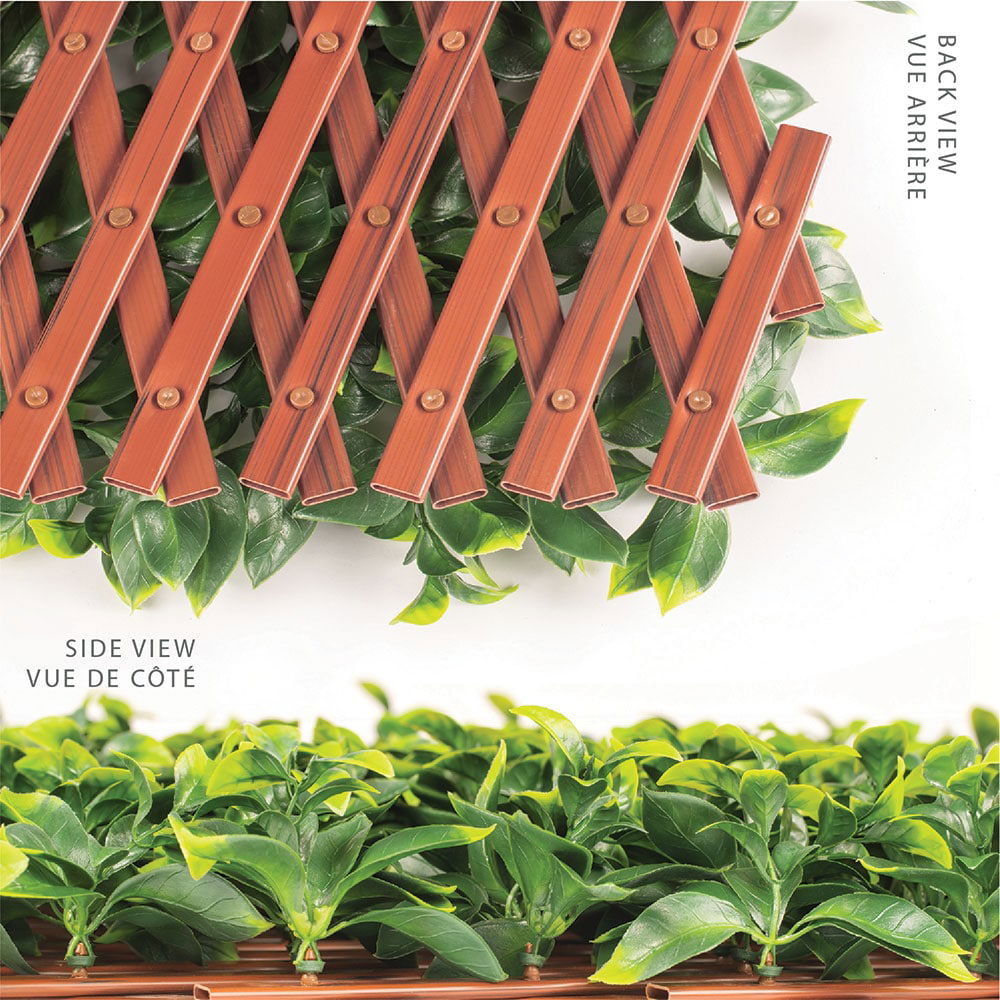 Premium Jasmine Artificial Hedge Extendable Trellis / Screen 2 Meter By 1 Meter UV Resistant (PVC) - Image 4