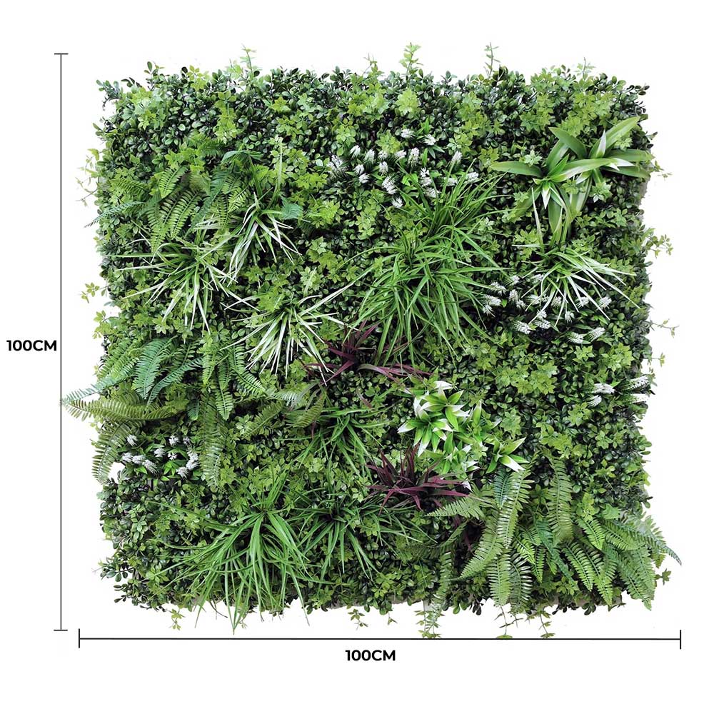 Luxury Vista Green Recycled Vertical Garden / Green Wall UV Resistant 100cm X 100cm - Image 2