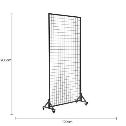 Versatile and Premium Flower Wall Stand / Portable Event Screen with Wheels 2m x 1m - Image 2