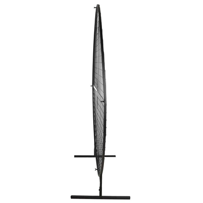 Sturdy Circular Flower Wall / Event Stand 200cm Diameter (Black Frame) - Image 3