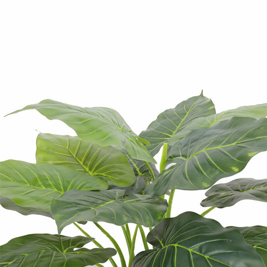 Artificial Potted Taro Plant / Elephant Ear 70cm - Image 3
