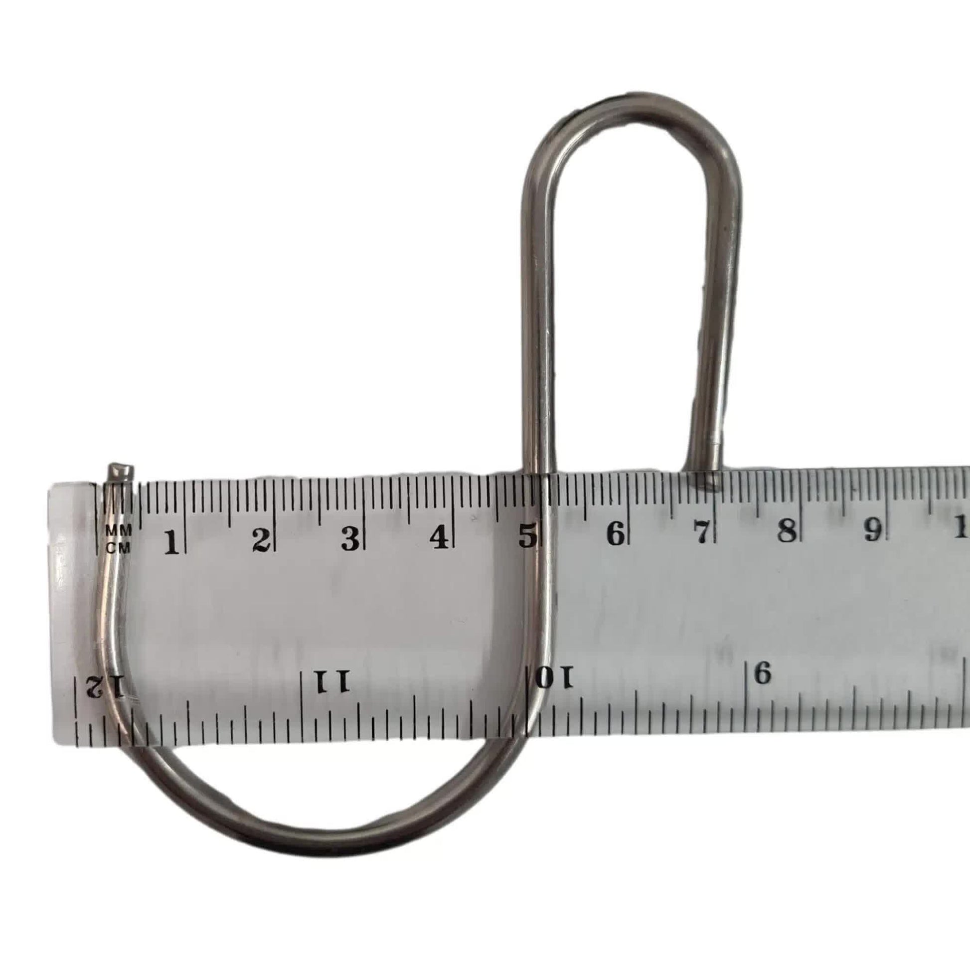 Stainless Steel Hanging Hooks 9cm x 7cm 10 Pieces - Image 3