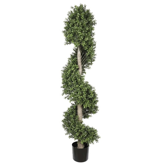 Artificial Topiary Spiral Tree 150cm UV Resistant - Image 3