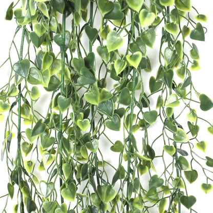 Artificial Hanging Plant (Heart Leaf) UV Resistant 90cm - Image 4