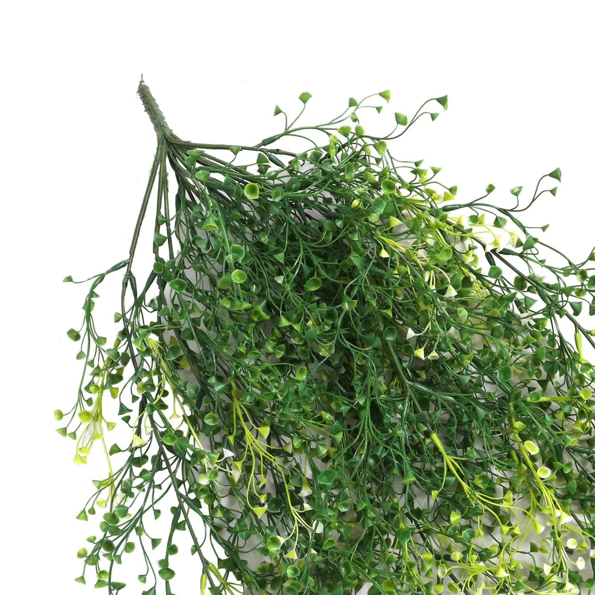 Artificial Hanging Plant (Mixed Green String of Pearls) UV Resistant 90cm - Image 3